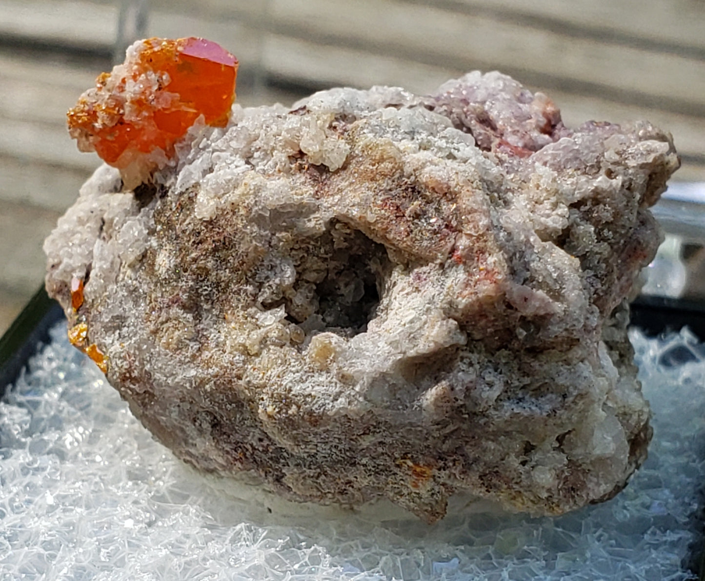 Wulfenite, Red Cloud Mine Arizona, UV Reactive, SP234