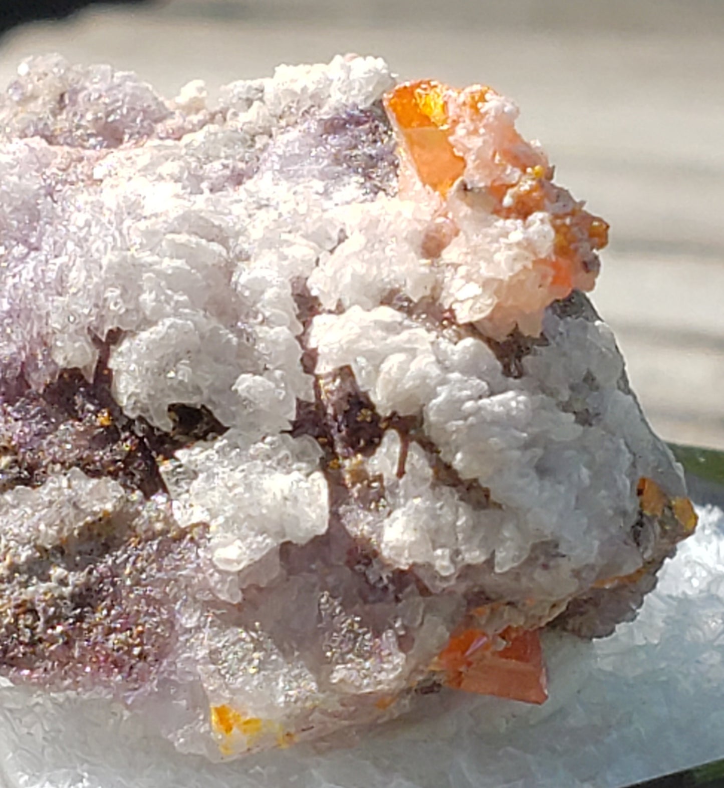 Wulfenite, Red Cloud Mine Arizona, UV Reactive, SP234