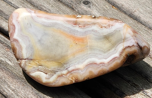 Tumbled Banded Agate, Self Tumbled, ItemTA265