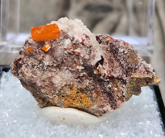Wulfenite, Red Cloud Mine Arizona, UV Reactive, ItemSP241