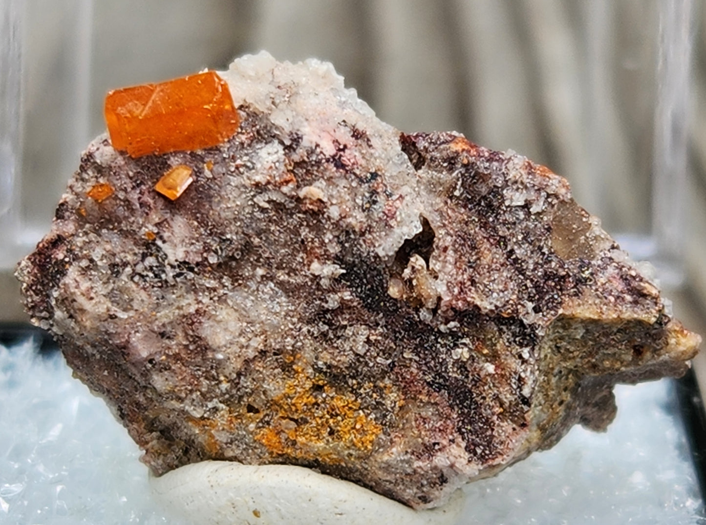 Wulfenite, Red Cloud Mine Arizona, UV Reactive, ItemSP241
