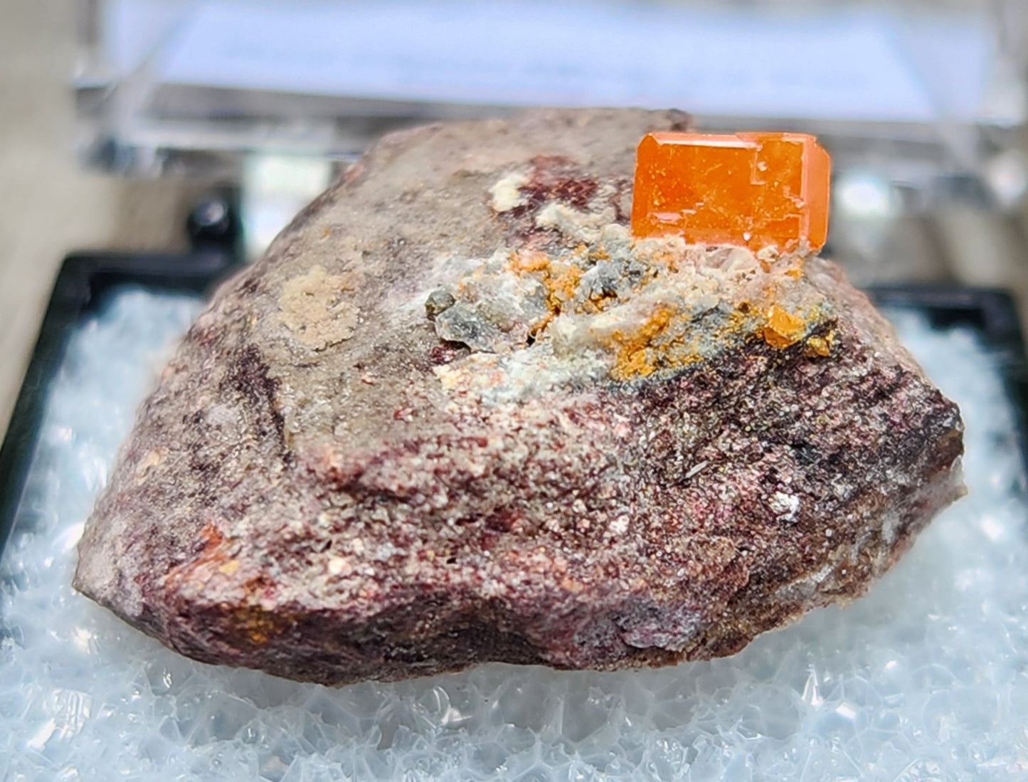 Wulfenite, Red Cloud Mine Arizona, UV Reactive, ItemSP242