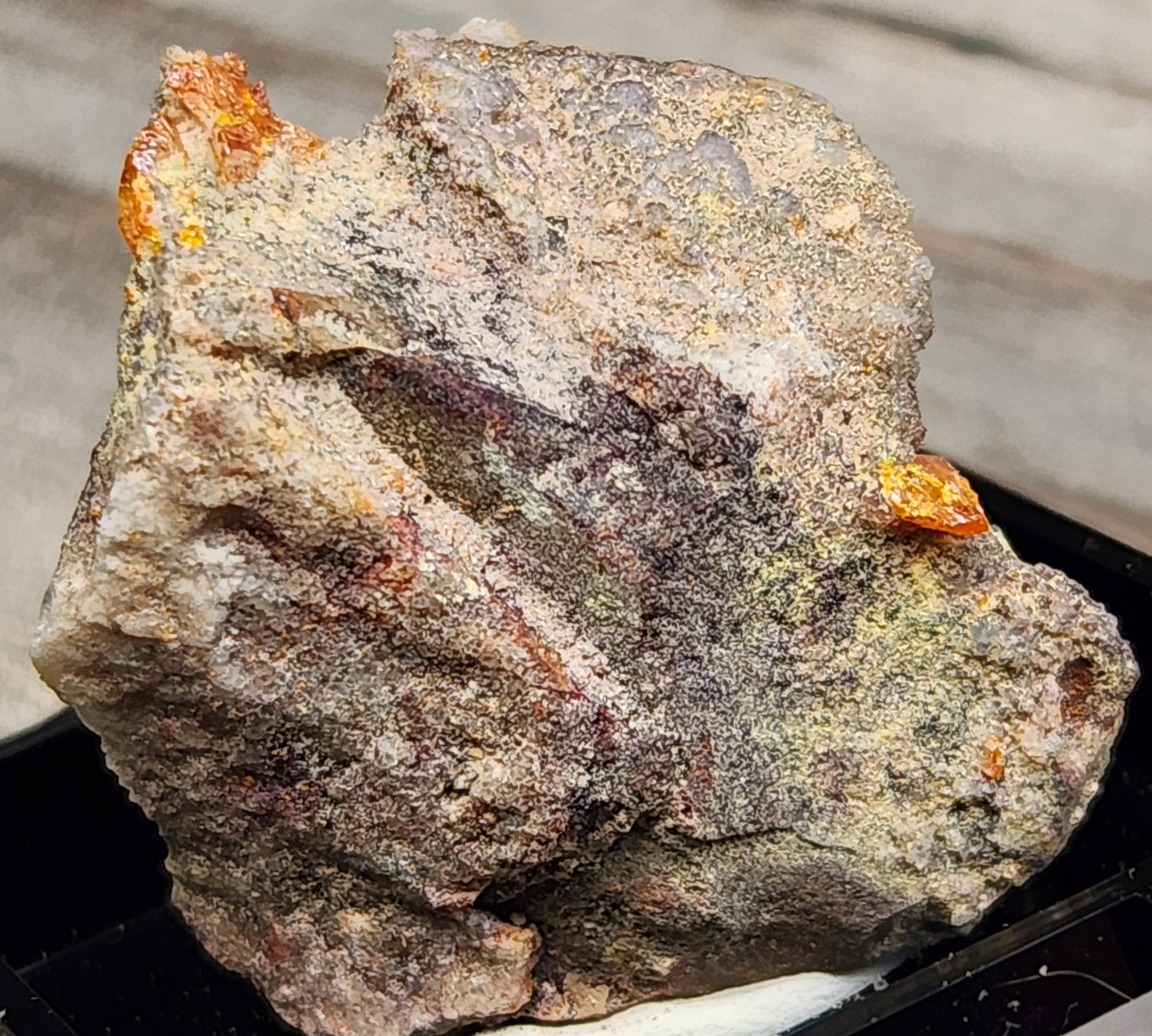 Wulfenite, Red Cloud Mine Arizona, UV Reactive, ItemSP245