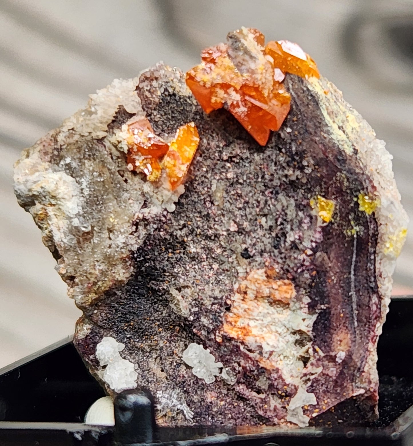 Wulfenite, Red Cloud Mine Arizona, UV Reactive, ItemSP245