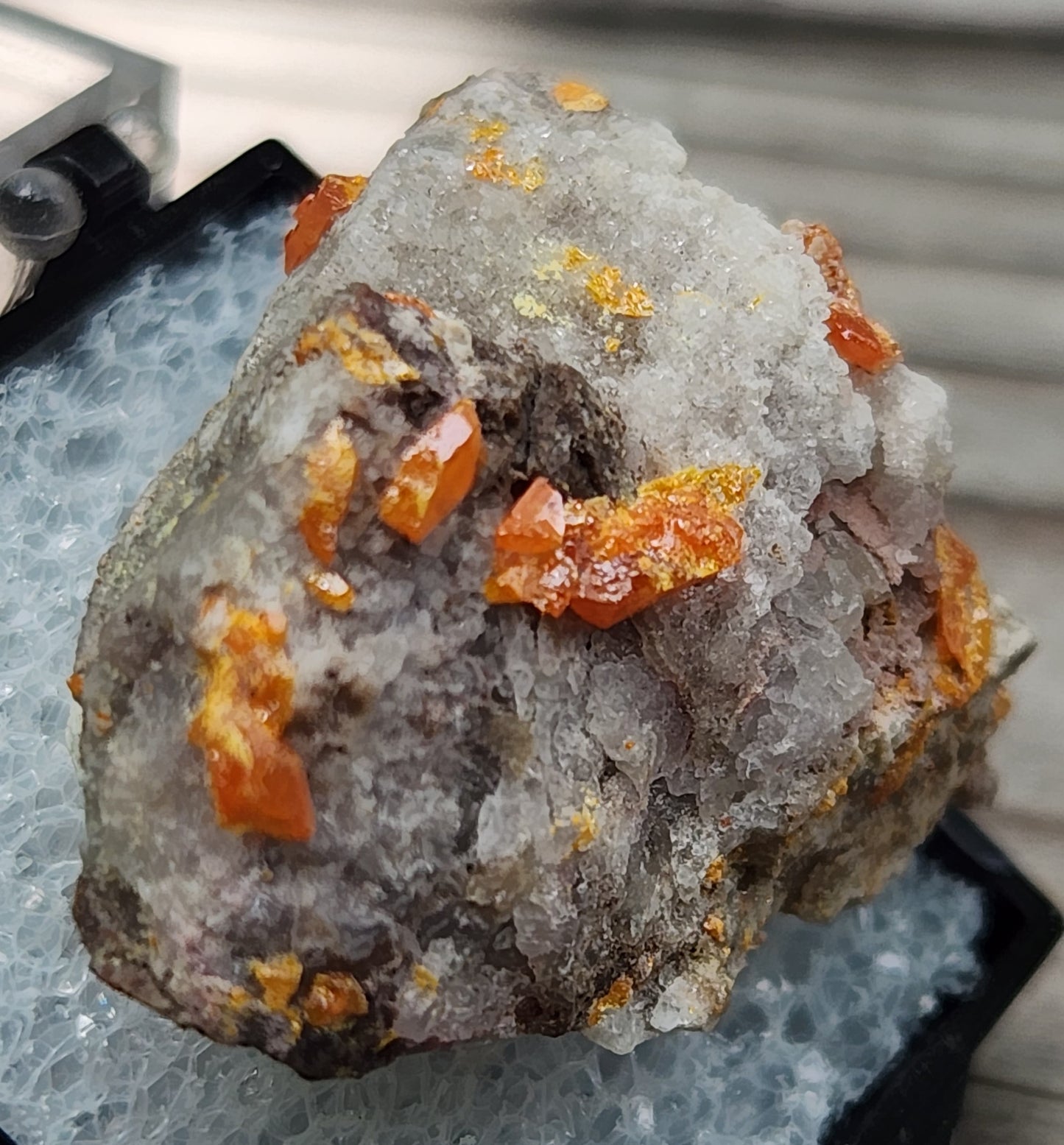 Wulfenite, Red Cloud Mine Arizona, UV Reactive, ItemSP249