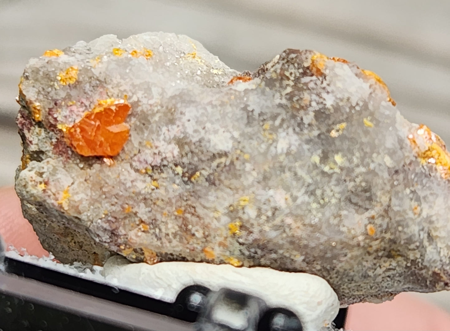 Wulfenite, Red Cloud Mine Arizona, UV Reactive, ItemSP249