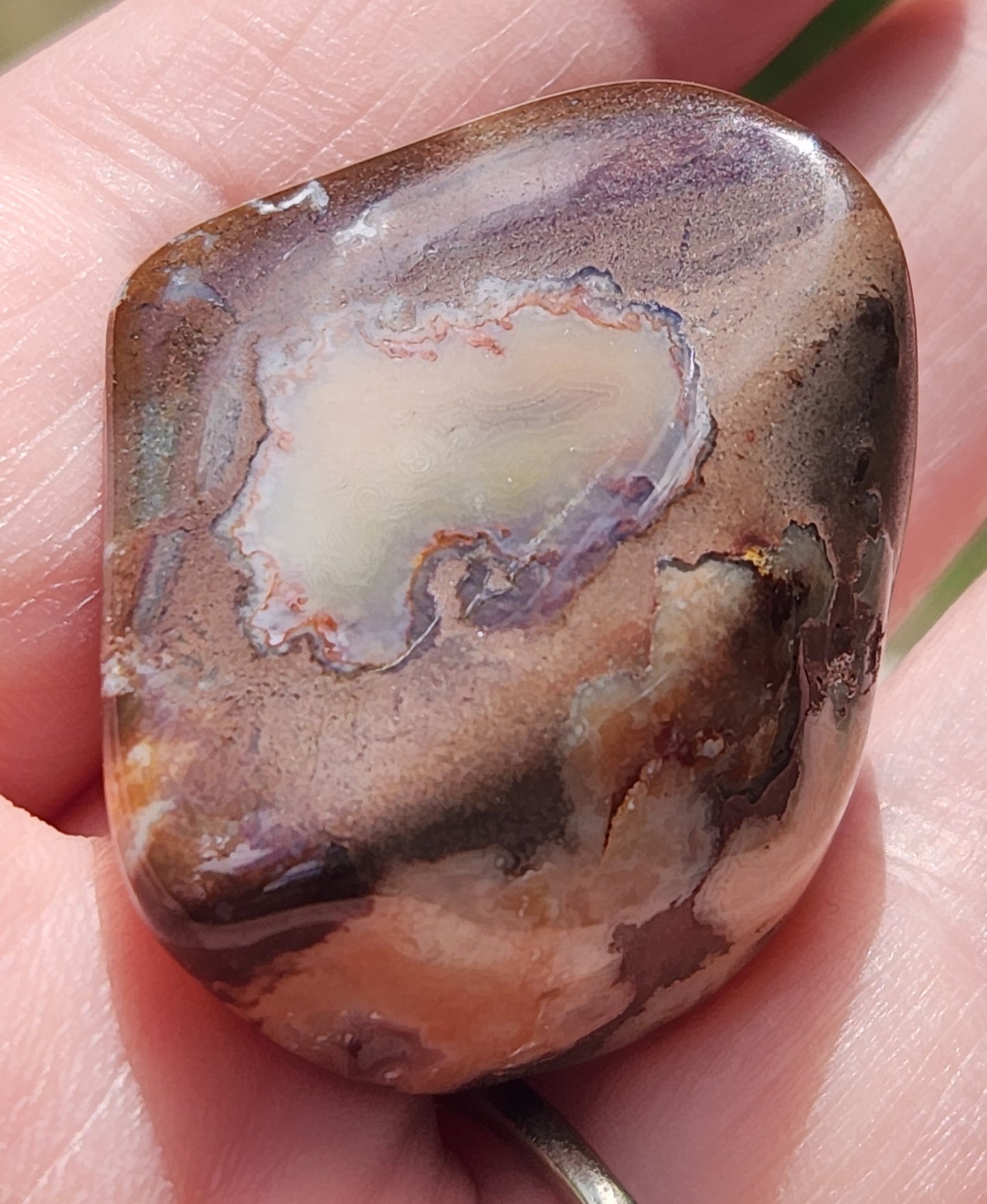 Tumbled Banded Agate, Self Tumbled, ItemTA269
