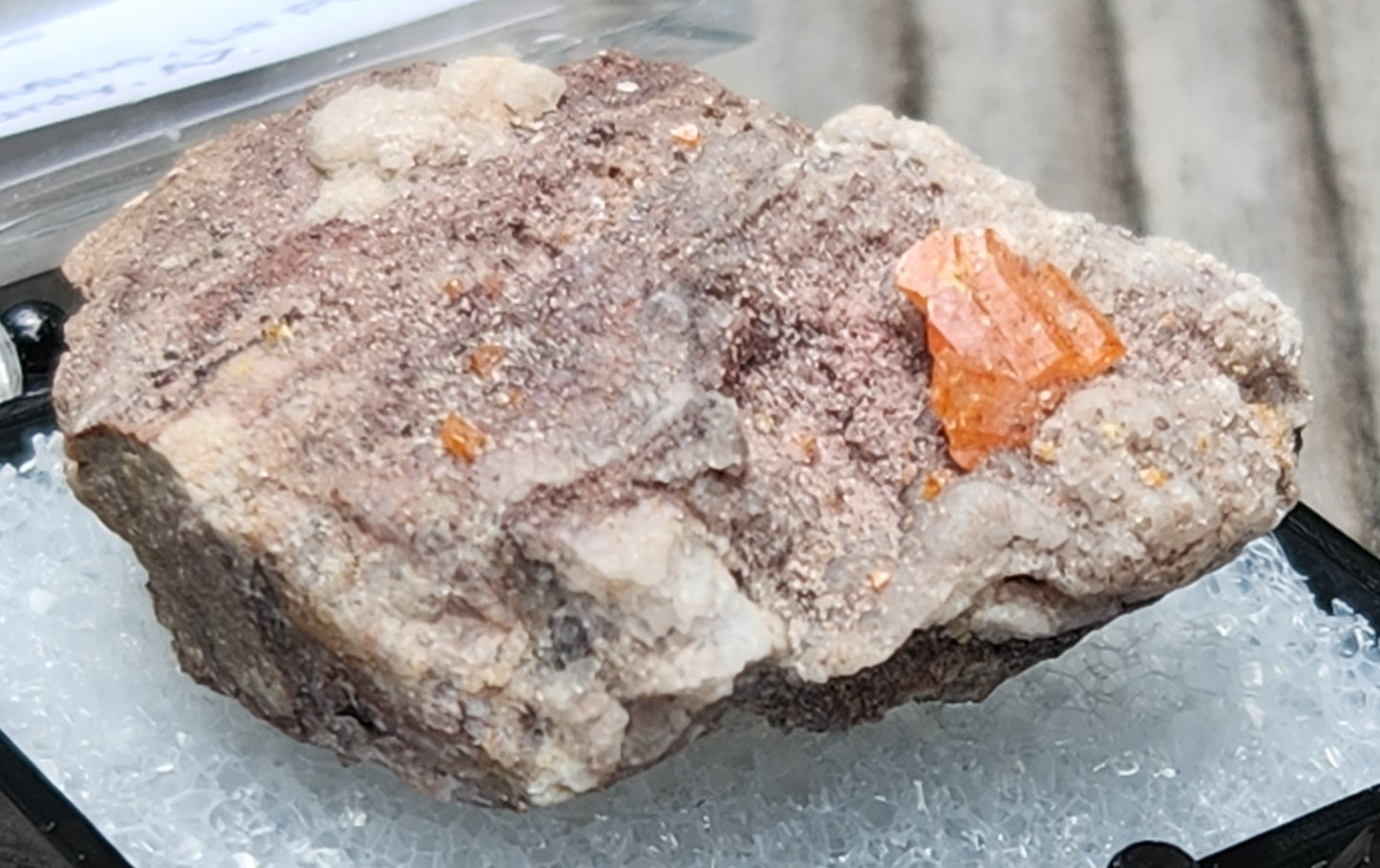 Wulfenite, Red Cloud Mine Arizona, UV Reactive, ItemSP252