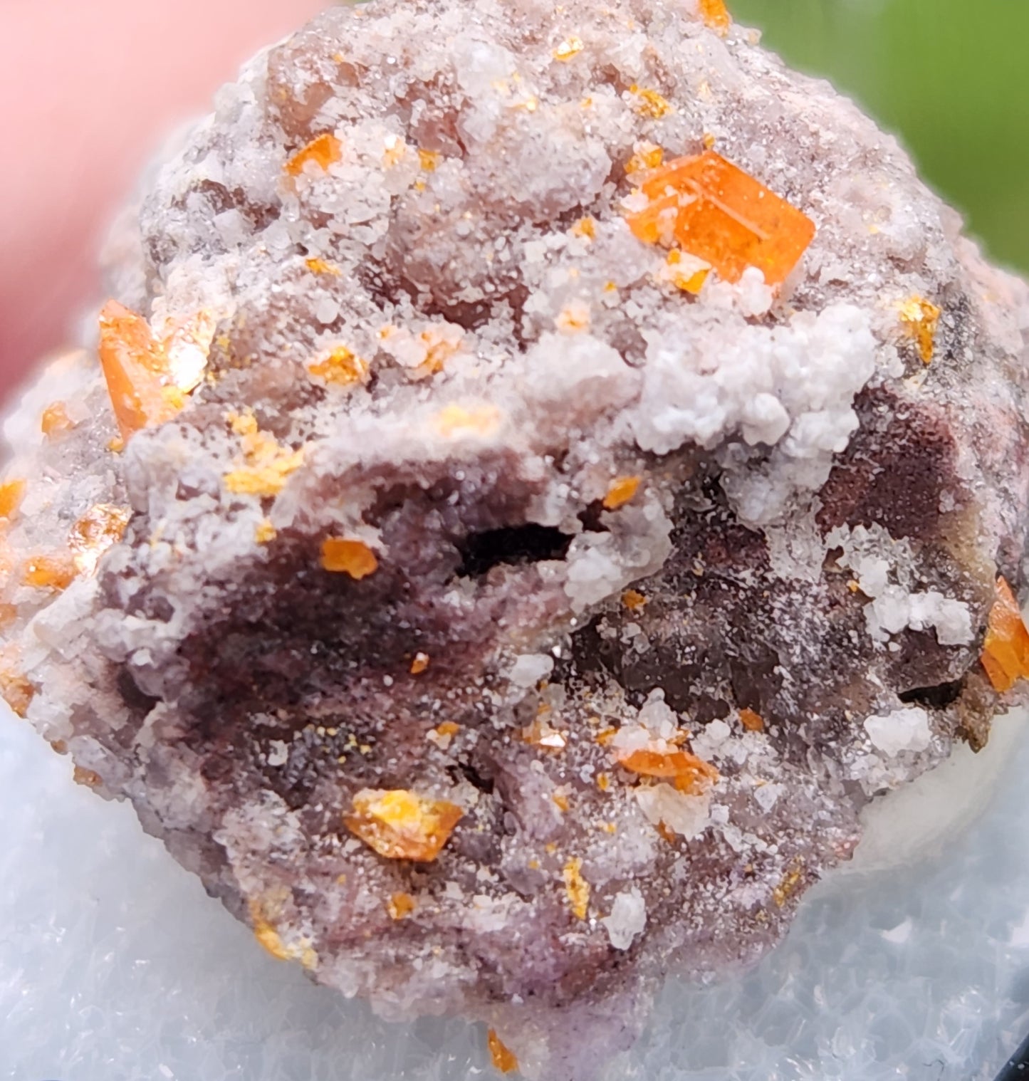 Wulfenite, Red Cloud Mine Arizona, UV Reactive, ItemSP256