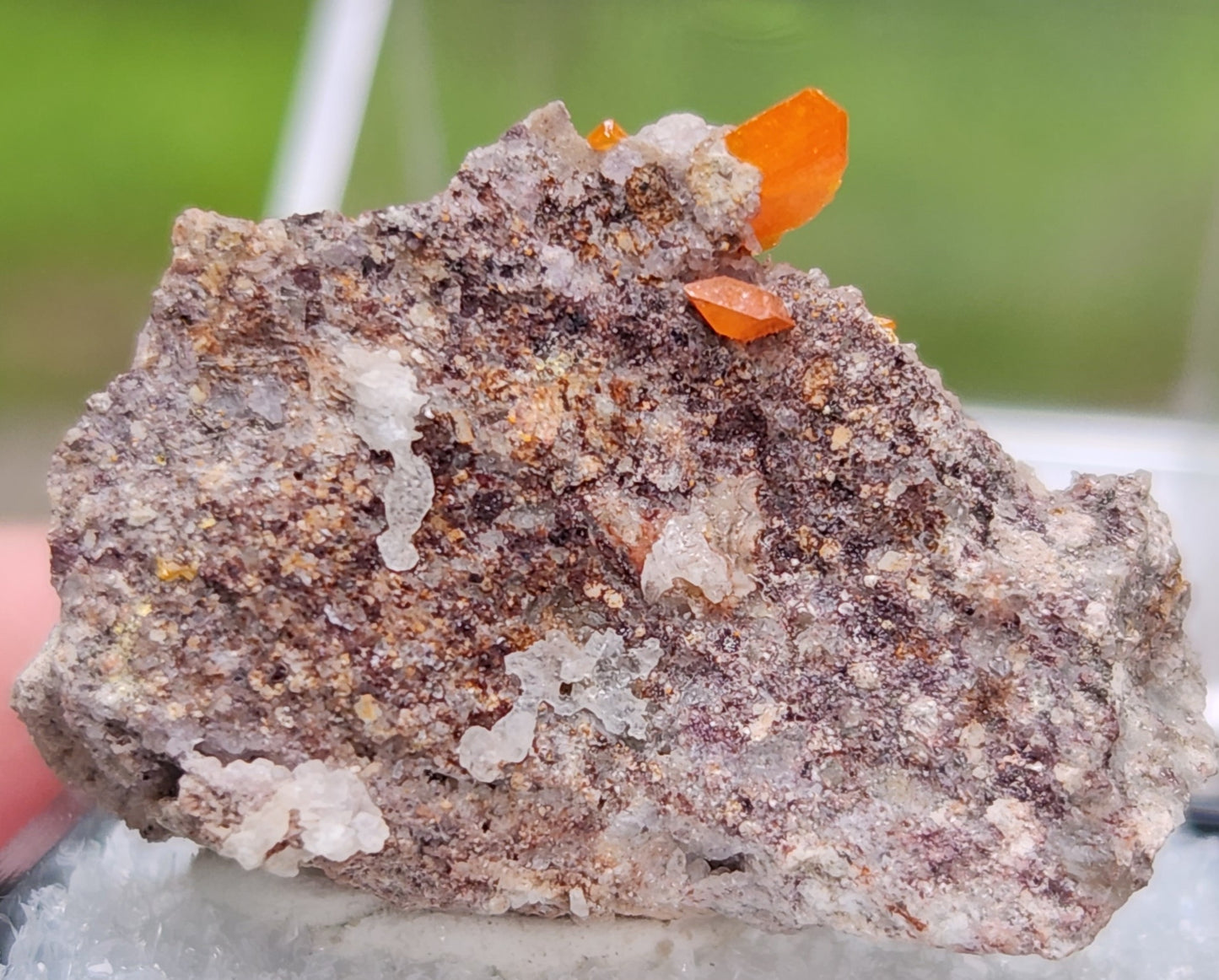 Wulfenite, Red Cloud Mine Arizona, UV Reactive, ItemSP257