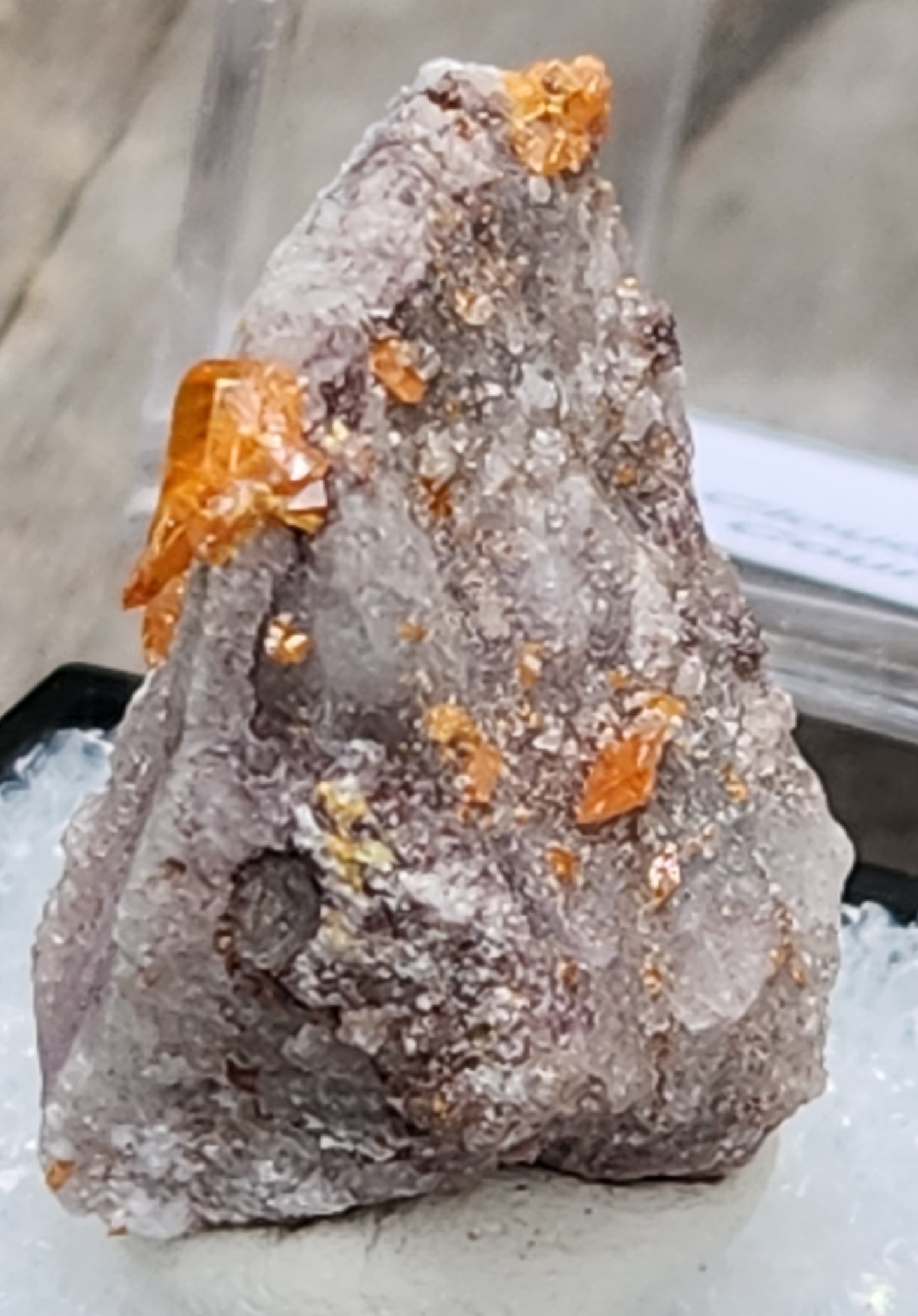 Wulfenite, Red Cloud Mine Arizona, UV Reactive, ItemSP258