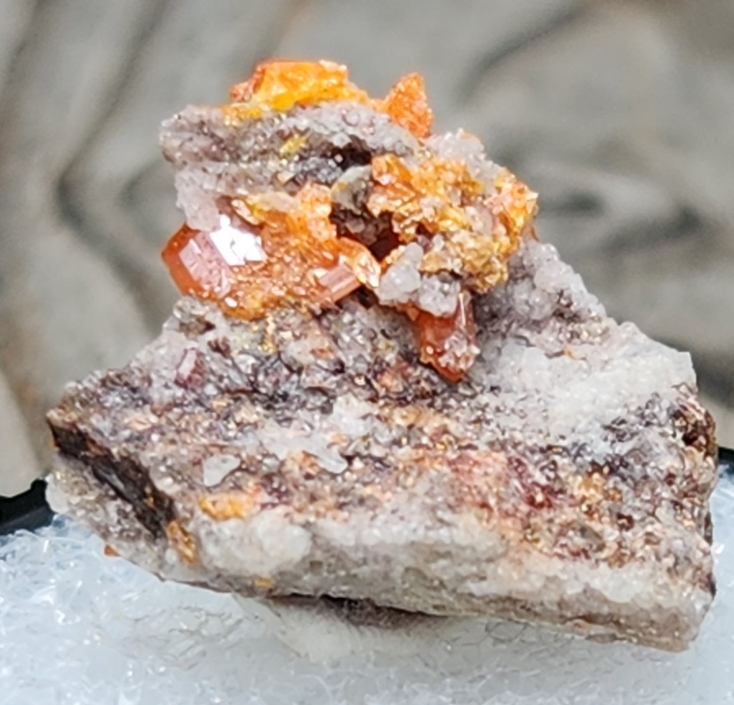 Wulfenite, Red Cloud Mine Arizona, UV Reactive, ItemSP259