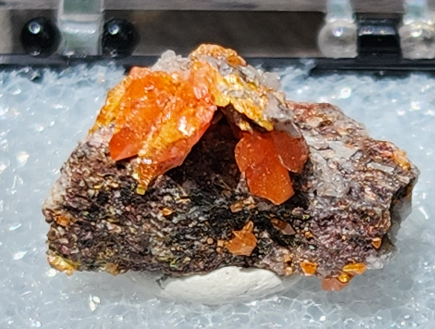 Wulfenite, Red Cloud Mine Arizona, UV Reactive, ItemSP259