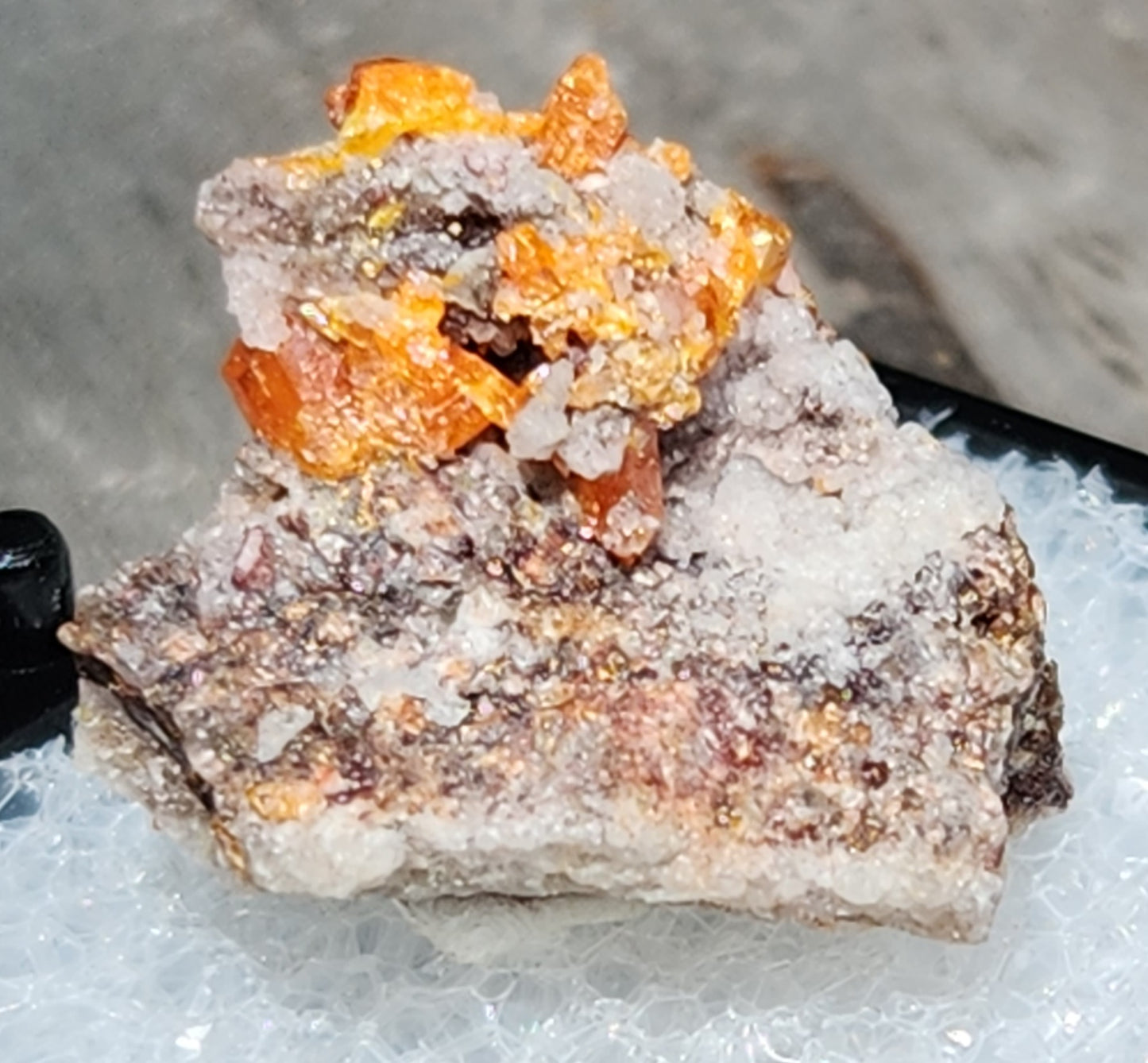 Wulfenite, Red Cloud Mine Arizona, UV Reactive, ItemSP259