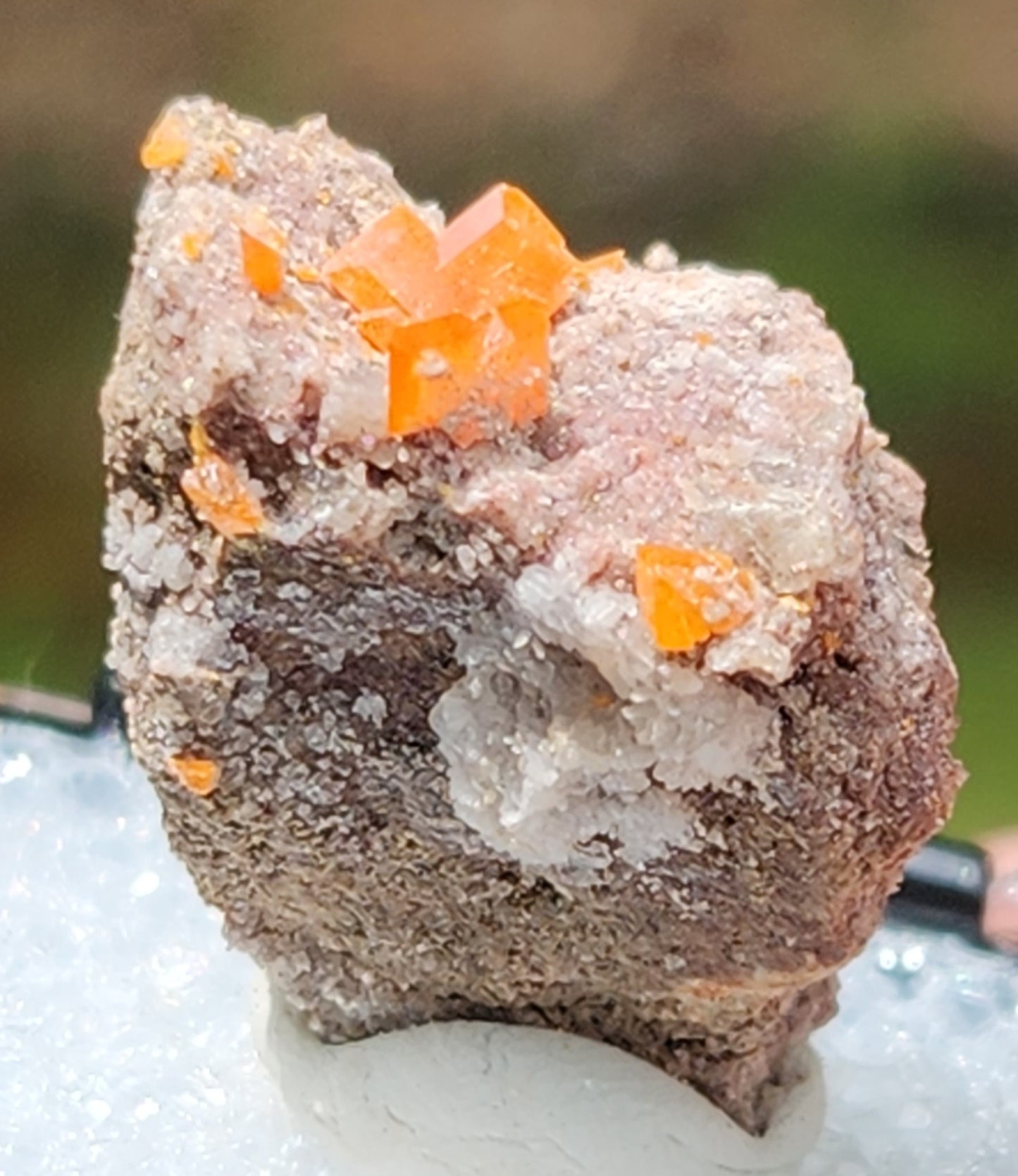 Wulfenite, Red Cloud Mine Arizona, UV Reactive, ItemSP260