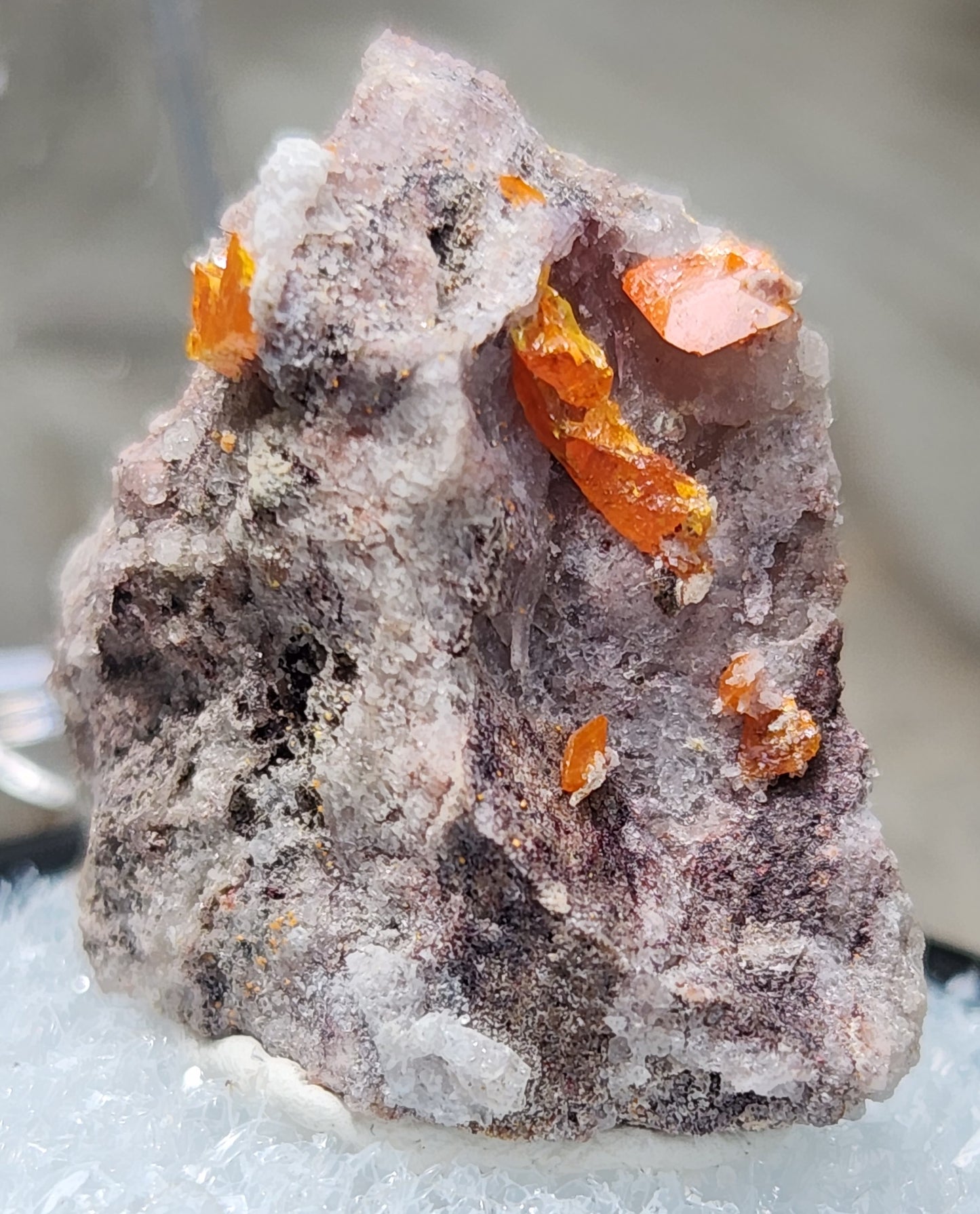 Wulfenite, Red Cloud Mine Arizona, UV Reactive, ItemSP262