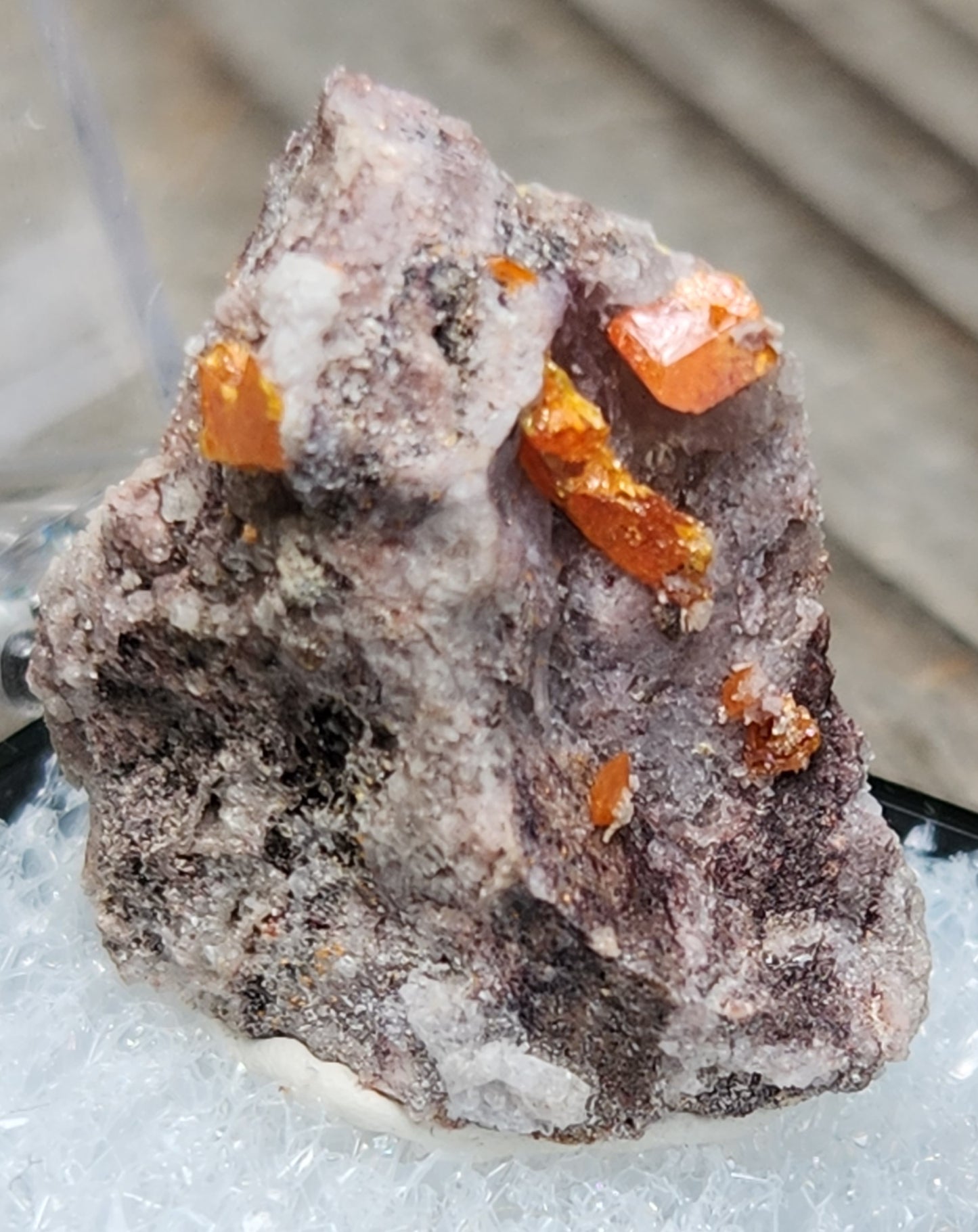 Wulfenite, Red Cloud Mine Arizona, UV Reactive, ItemSP262