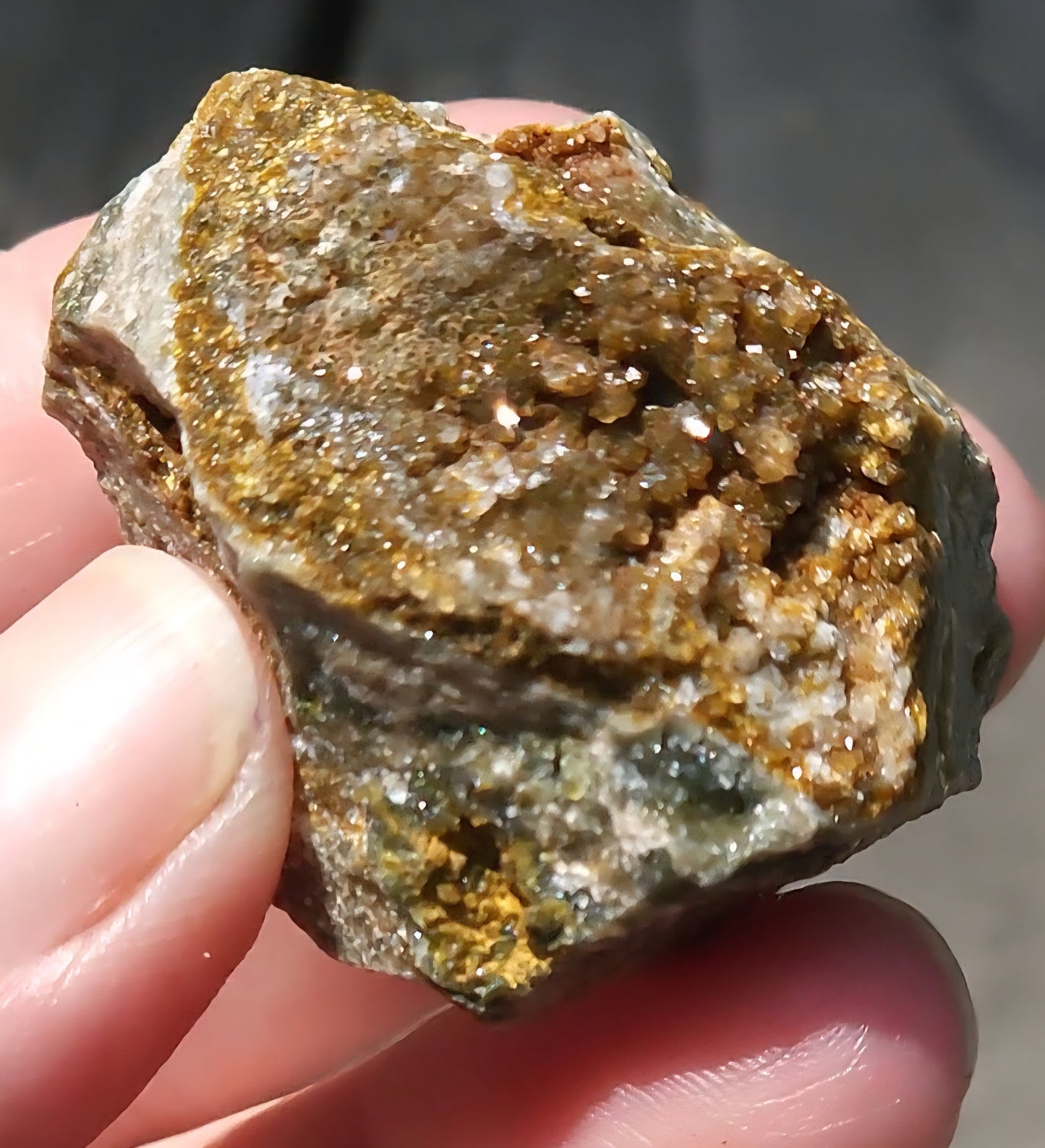 Ocean Jasper Druzy Rough Rock Item DR303