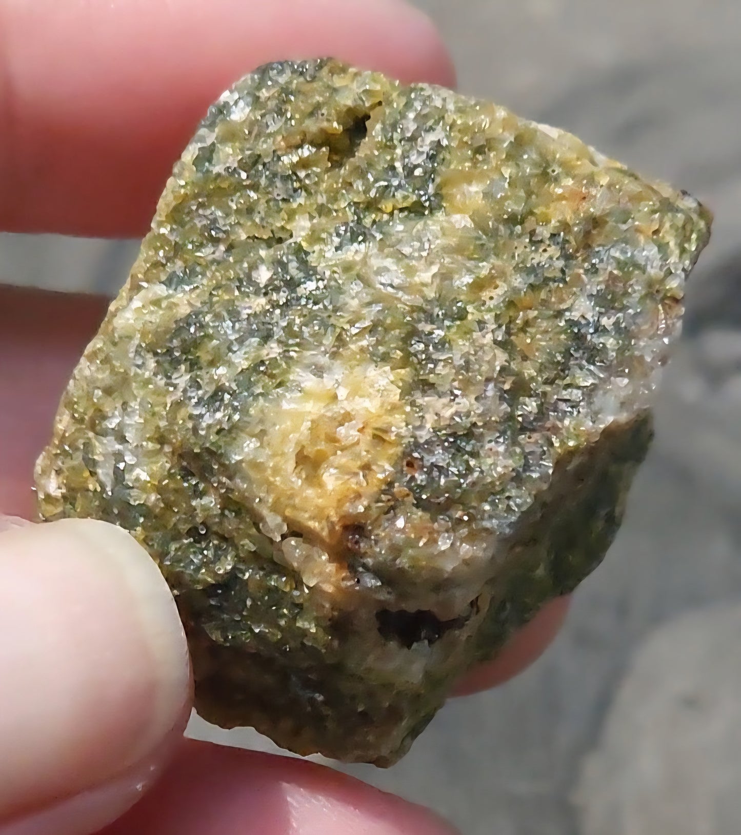Ocean Jasper Druzy Rough Rock Item DR304
