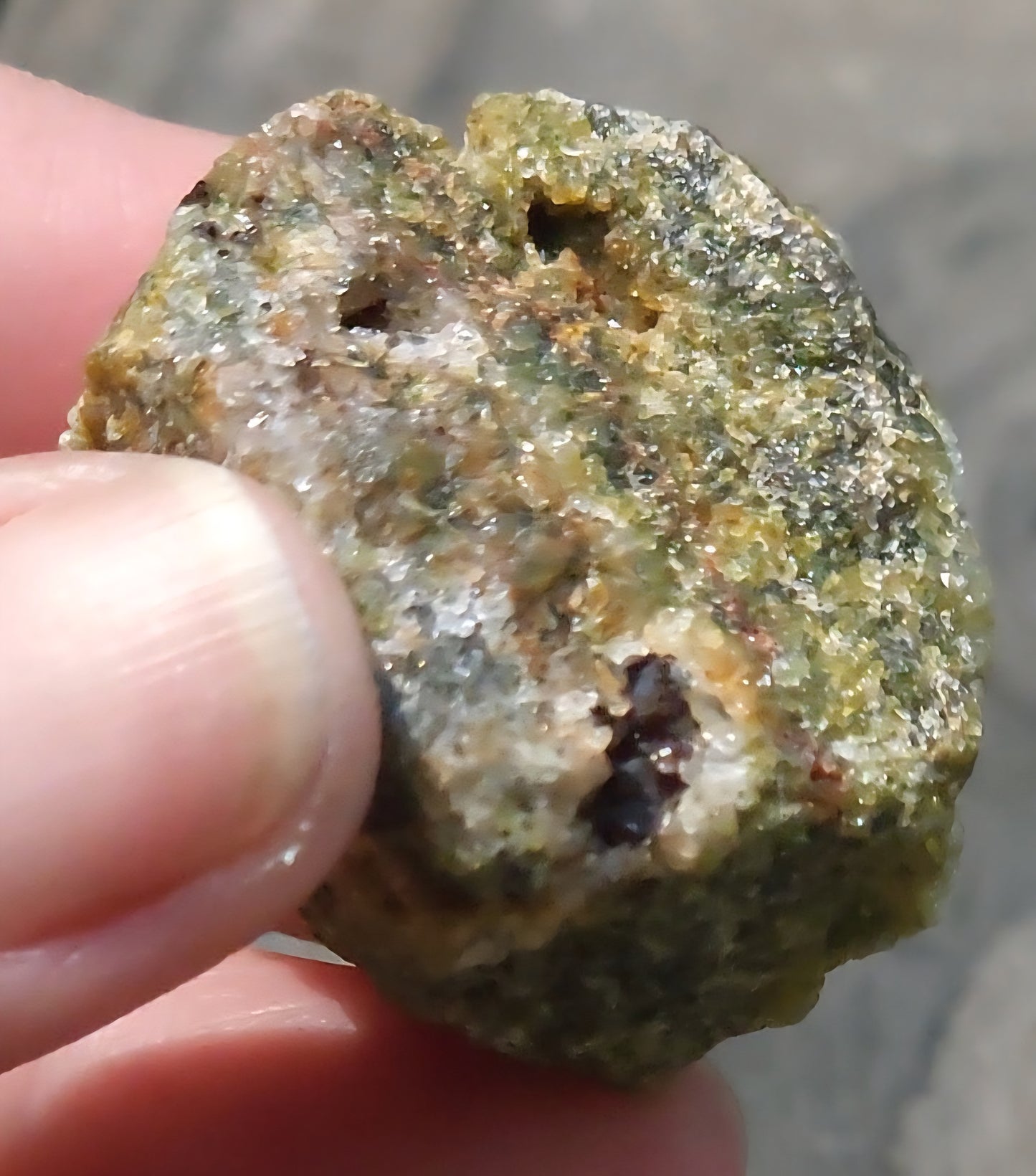 Ocean Jasper Druzy Rough Rock Item DR304