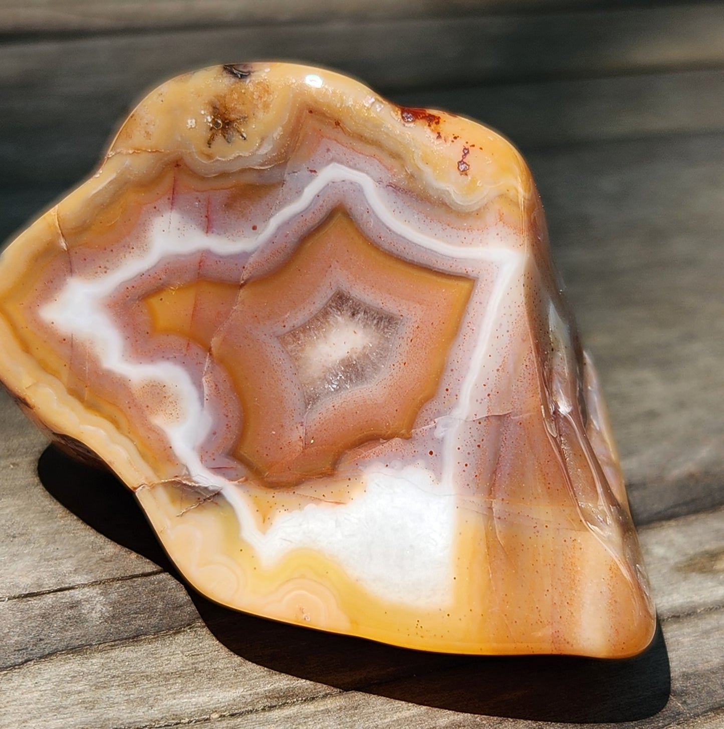 Tumbled Banded Agate, Self Tumbled, Item TA331