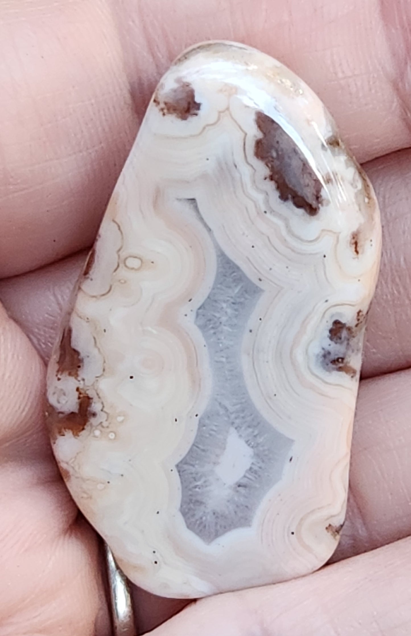 Tumbled Banded Agate, Self Tumbled, Item TA338