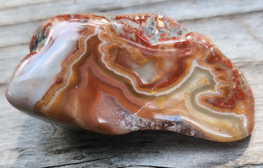 Tumbled Banded Agate, Self Tumbled, Item TA341