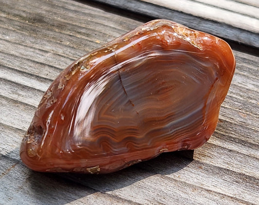 Tumbled Banded Agate, Self Tumbled, Item TA342