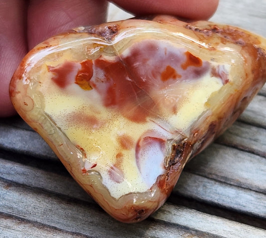 Tumbled Banded Agate, Self Tumbled, Item TA345