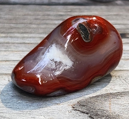 Tumbled Banded Agate, Self Tumbled, Item TA350