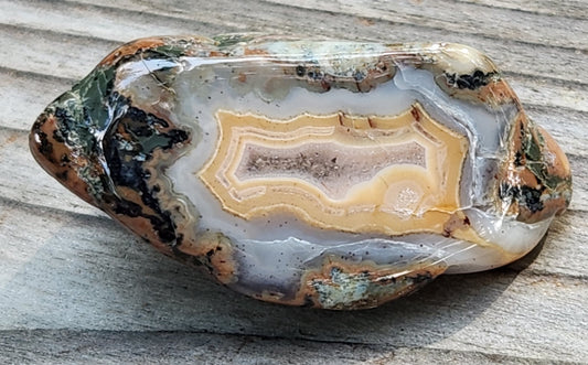 Tumbled Banded Agate, Self Tumbled, Item TA343