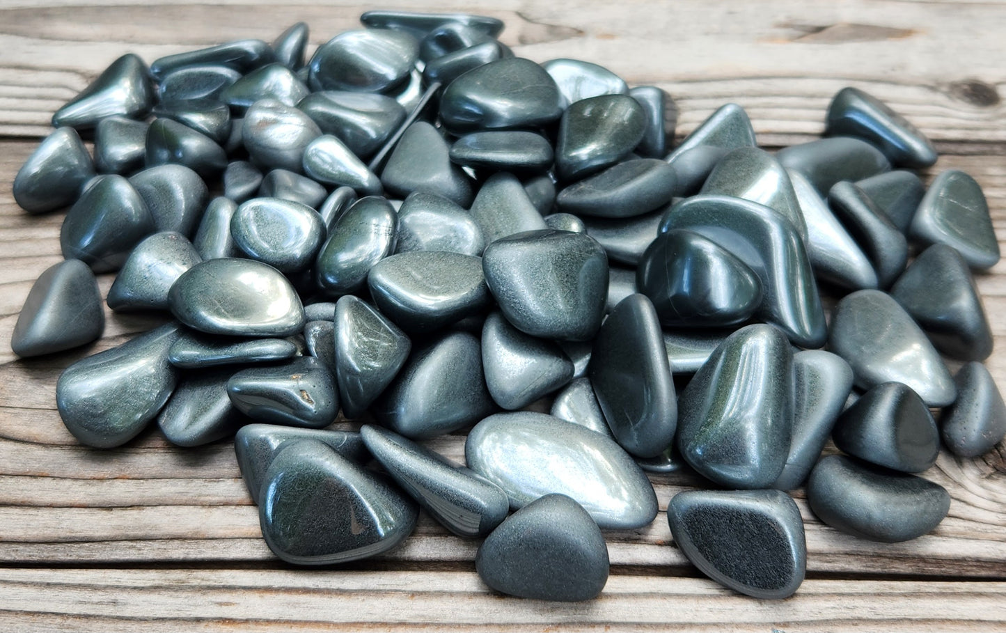 Hematite Tumbled Stone, Self Tumbled, 1 Piece Item TS351