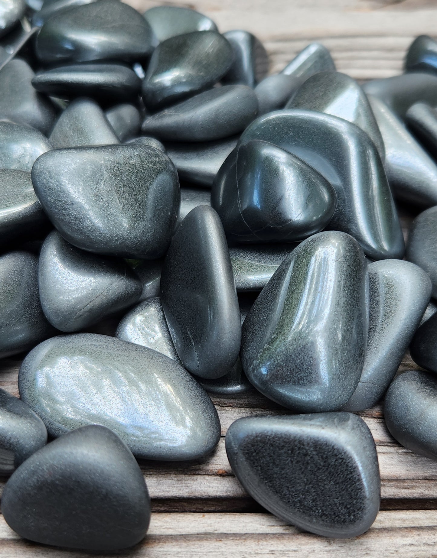 Hematite Tumbled Stone, Self Tumbled, 1 Piece Item TS351