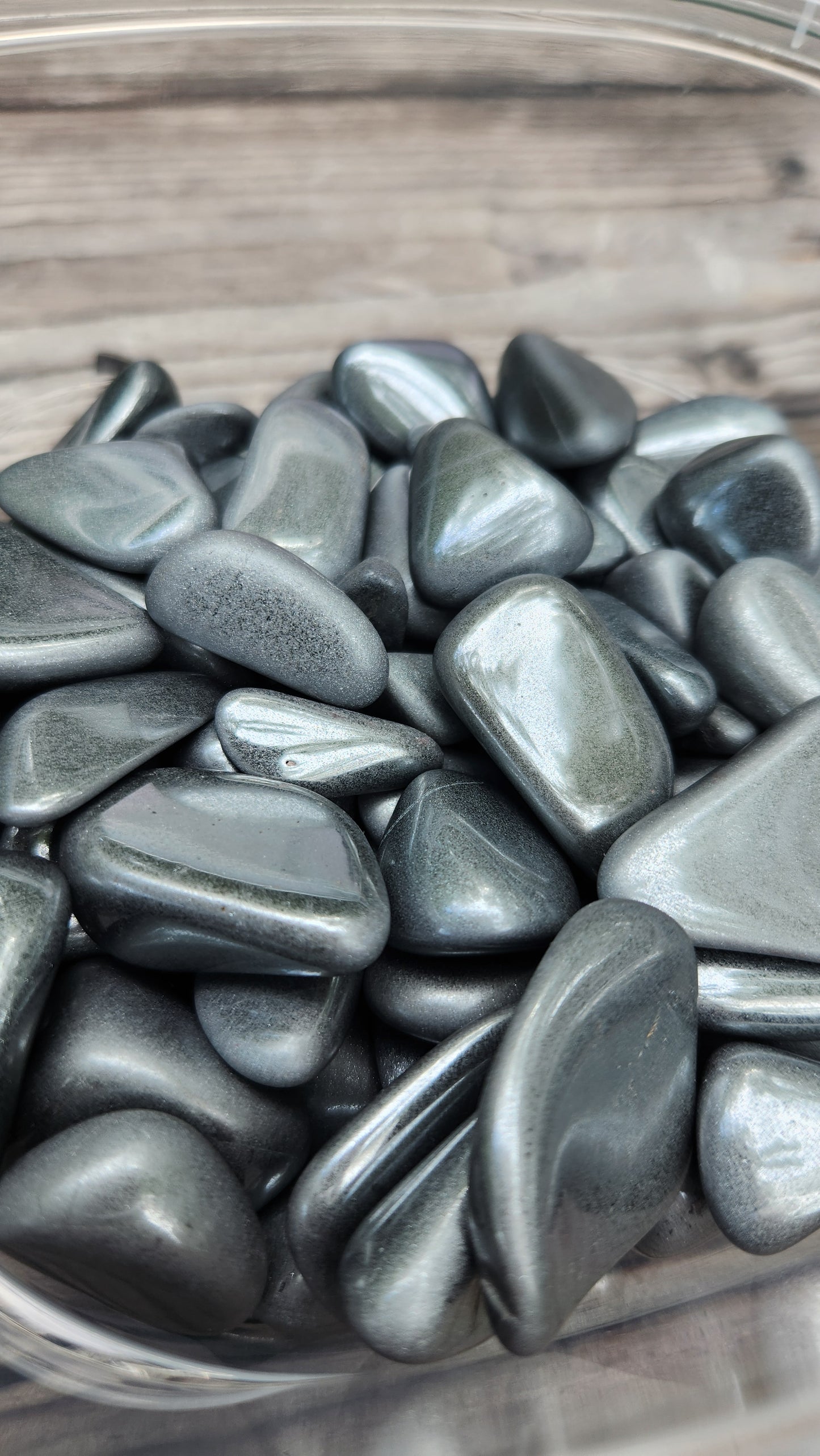 Hematite Tumbled Stone, Self Tumbled, 1 Piece Item TS351