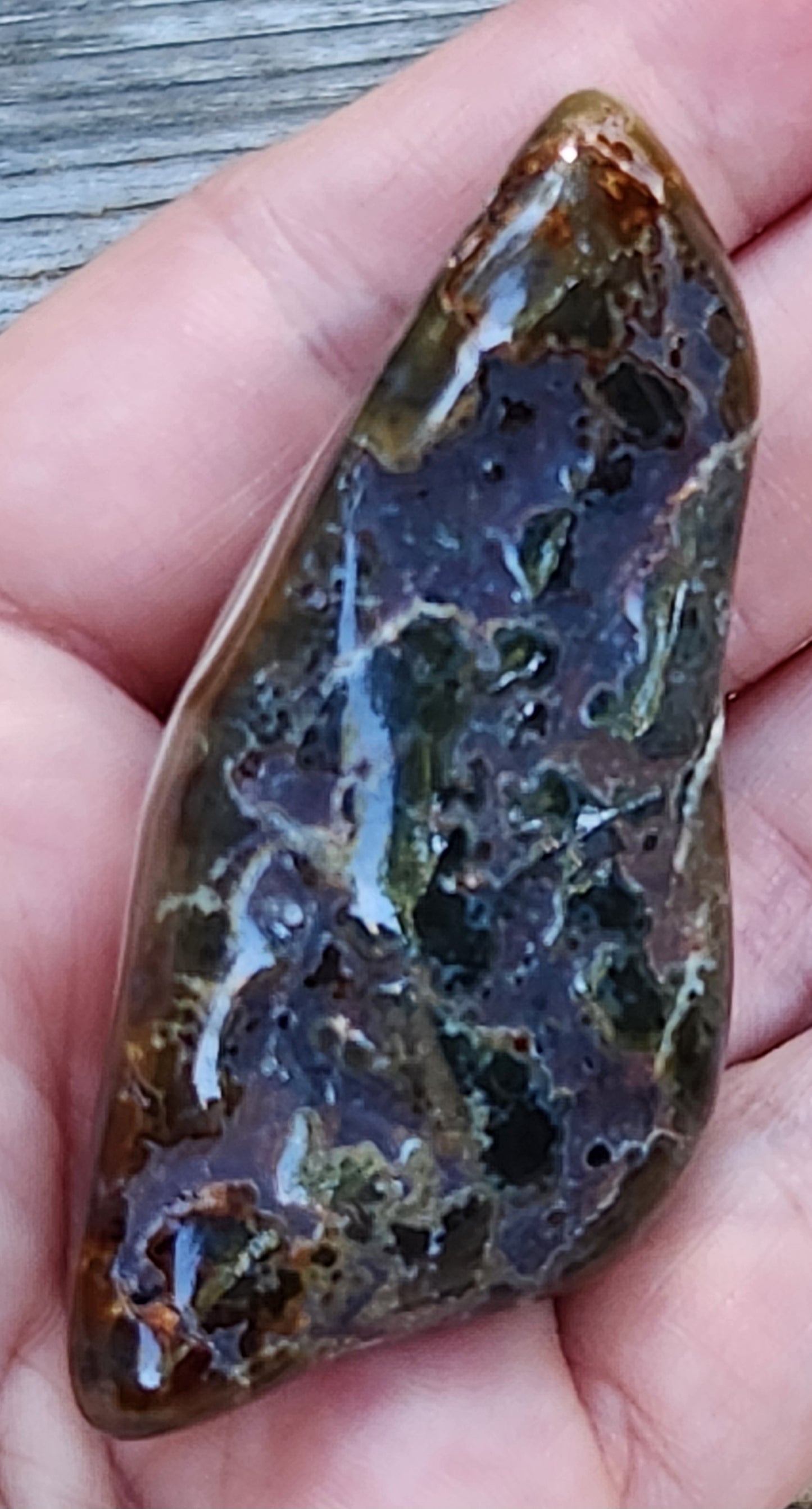 Tumbled Crazy Lace Agate, Self Tumbled, Item TA359