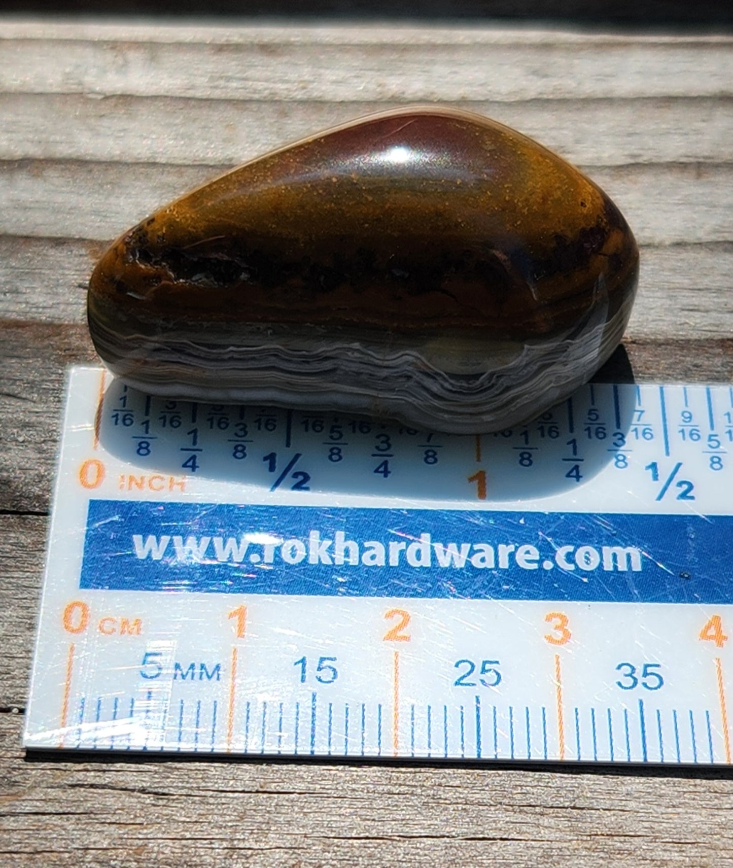 Tumbled Crazy Lace Agate, Self Tumbled, Item TA362