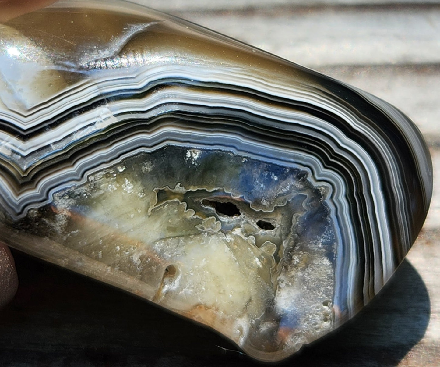 Tumbled Crazy Lace Agate, Self Tumbled, Item TA365