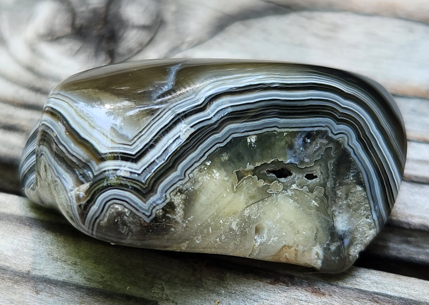 Tumbled Crazy Lace Agate, Self Tumbled, Item TA365