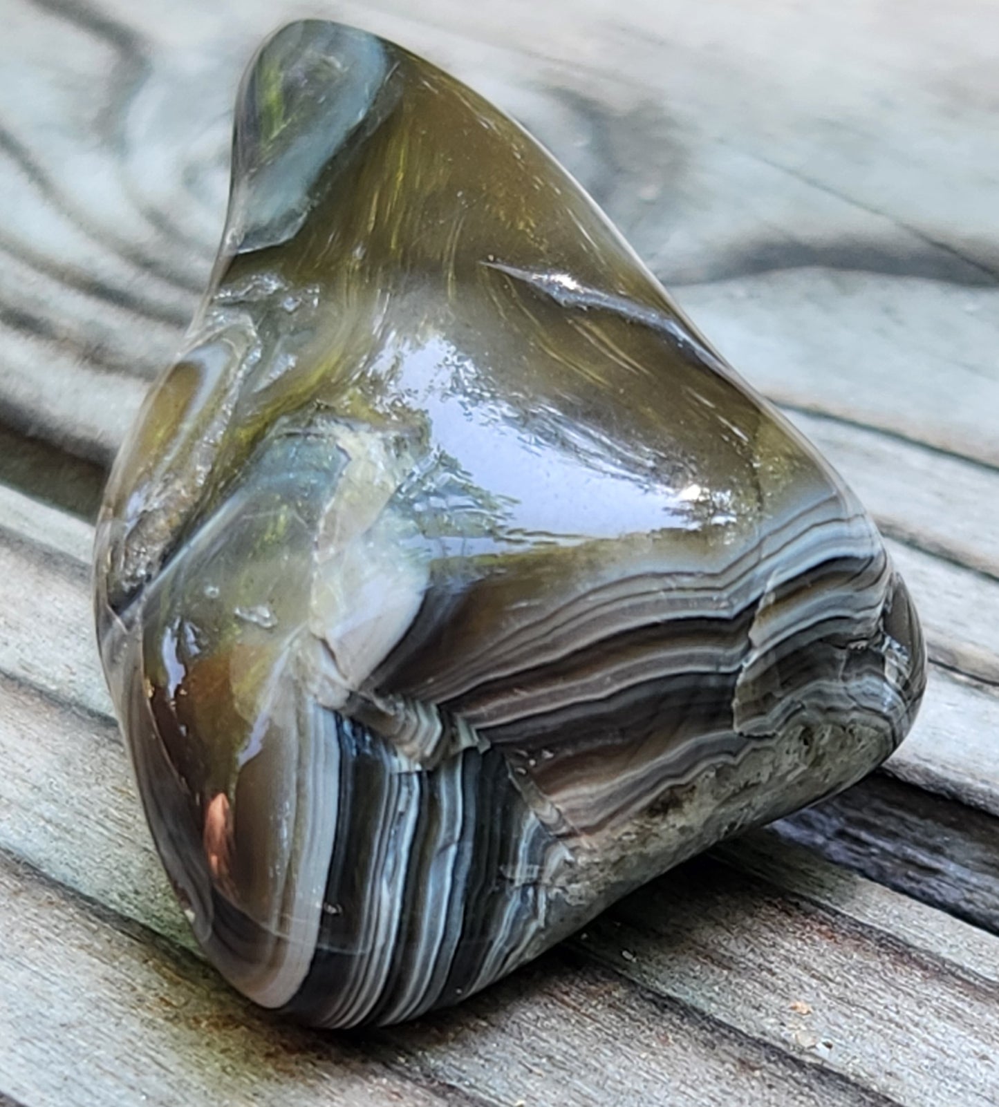 Tumbled Crazy Lace Agate, Self Tumbled, Item TA365