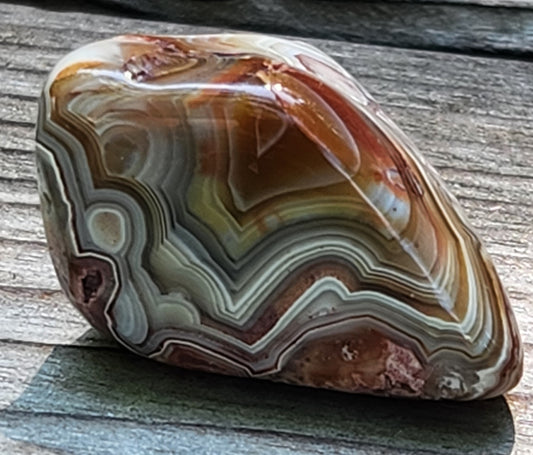 Tumbled Crazy Lace Agate, Self Tumbled, Item TA366