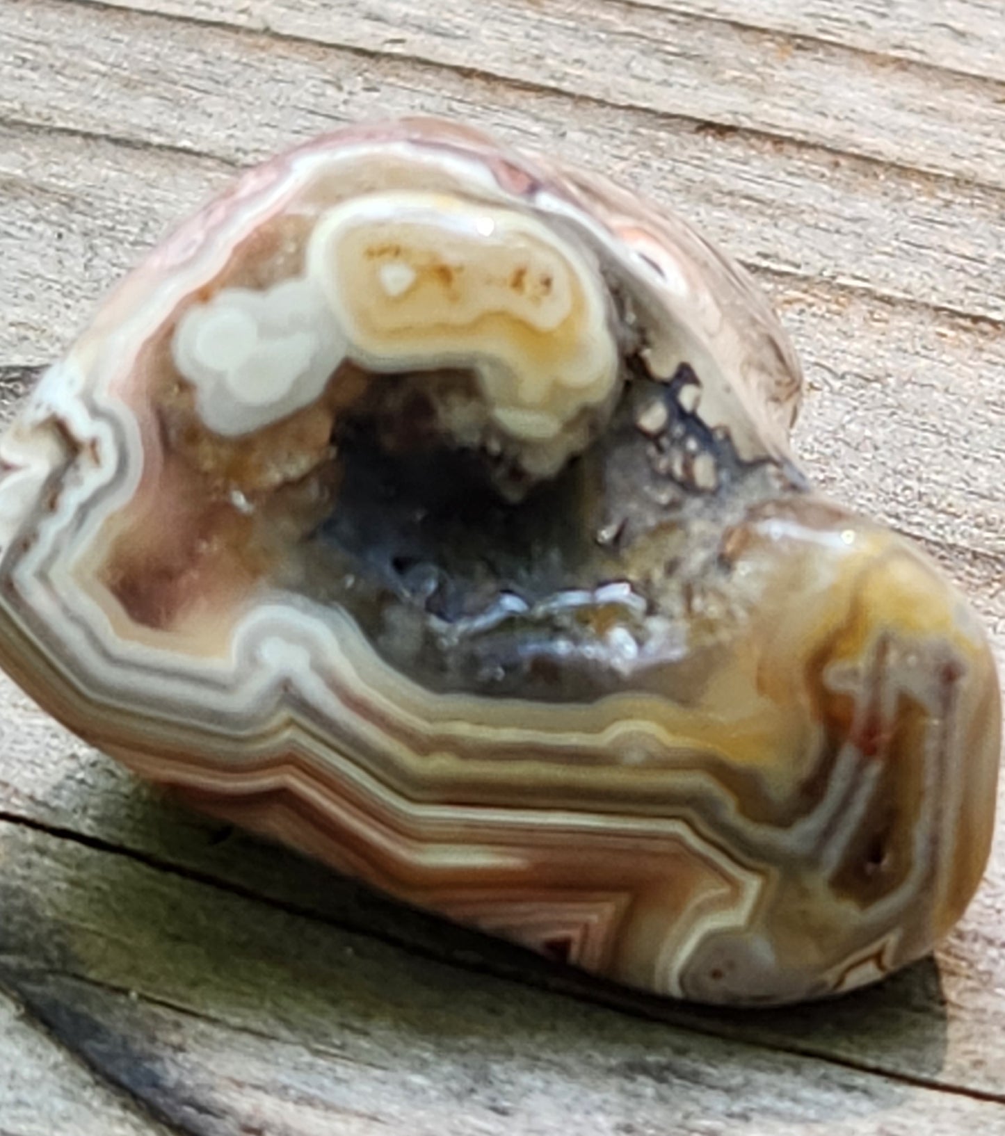 Tumbled Crazy Lace Agate, Self Tumbled, Item TA366
