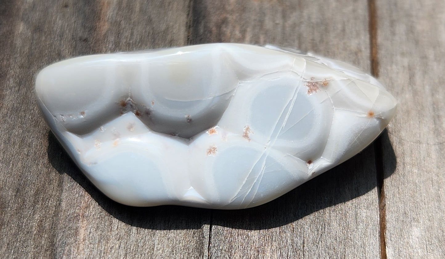 Tumbled Crazy Lace Agate, Self Tumbled, Item TA368