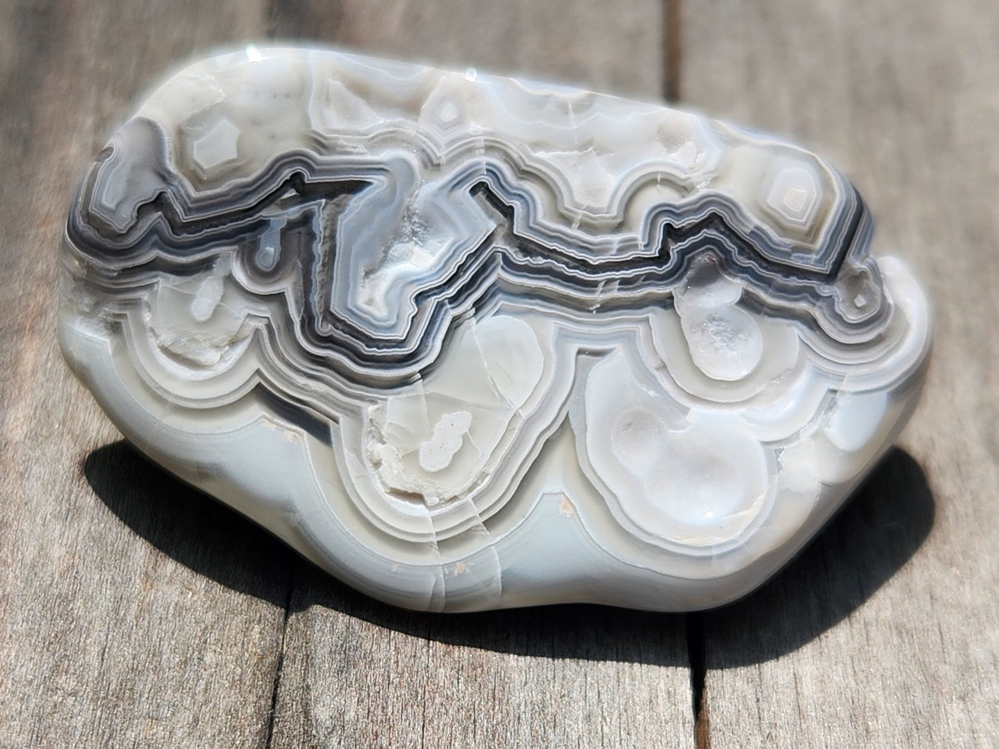 Tumbled Crazy Lace Agate, Self Tumbled, Item TA368