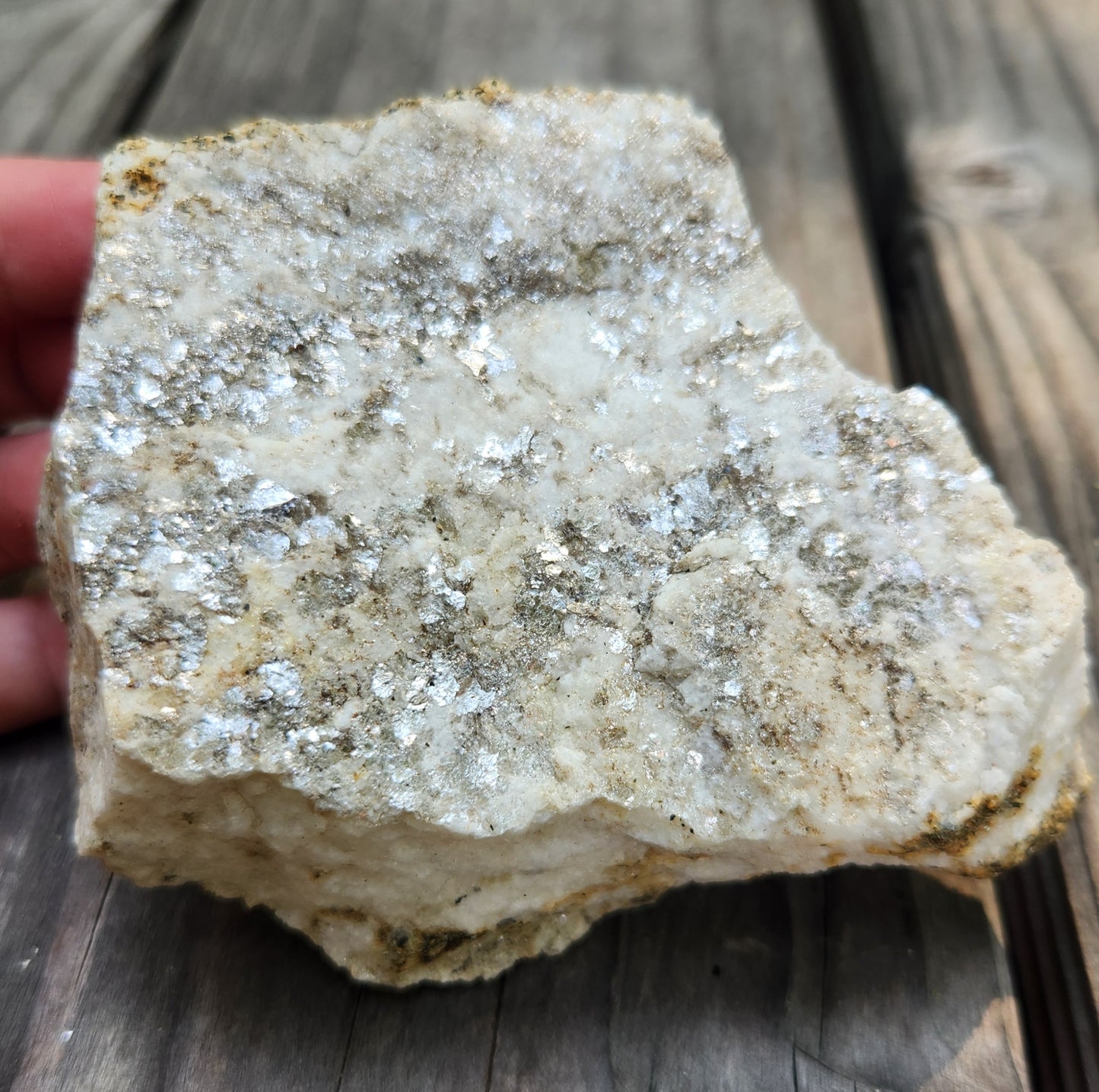 Muscovite Mica on Matrix Specimen , Self Collected ItemSP384