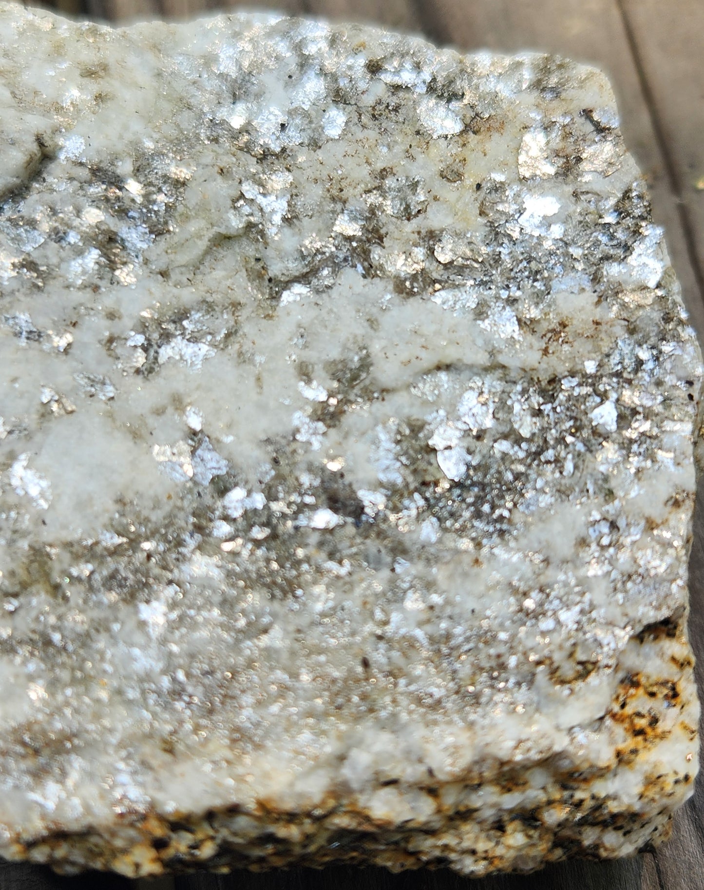 Muscovite Mica on Matrix Specimen , Self Collected ItemSP384