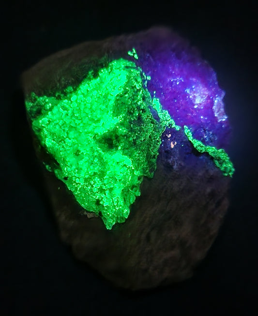 Botryoidal Hyalite Opal Specimen From Utah Highly UV Reactive Item SP398