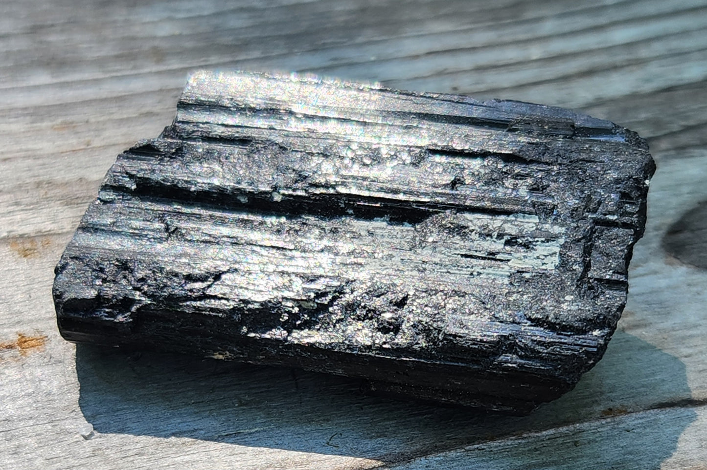 Raw Black Tourmaline Crystal Item RC423