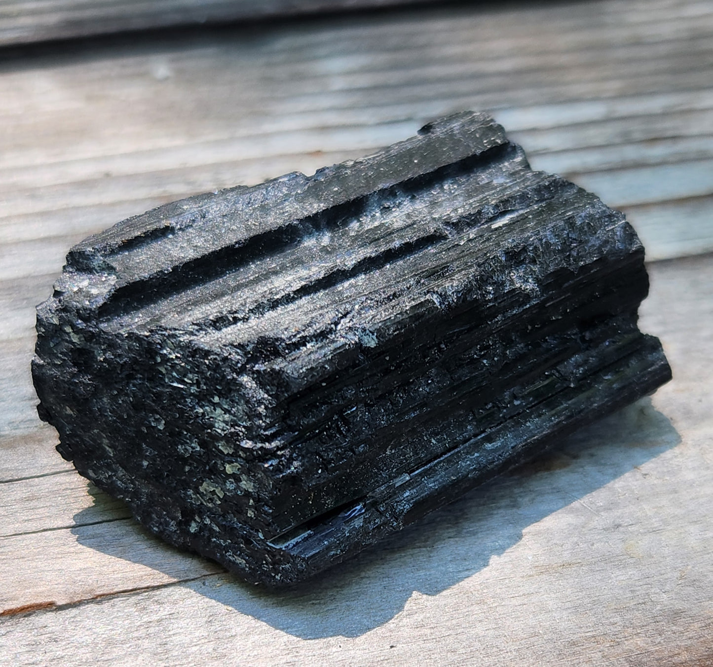 Raw Black Tourmaline Crystal Item RC424
