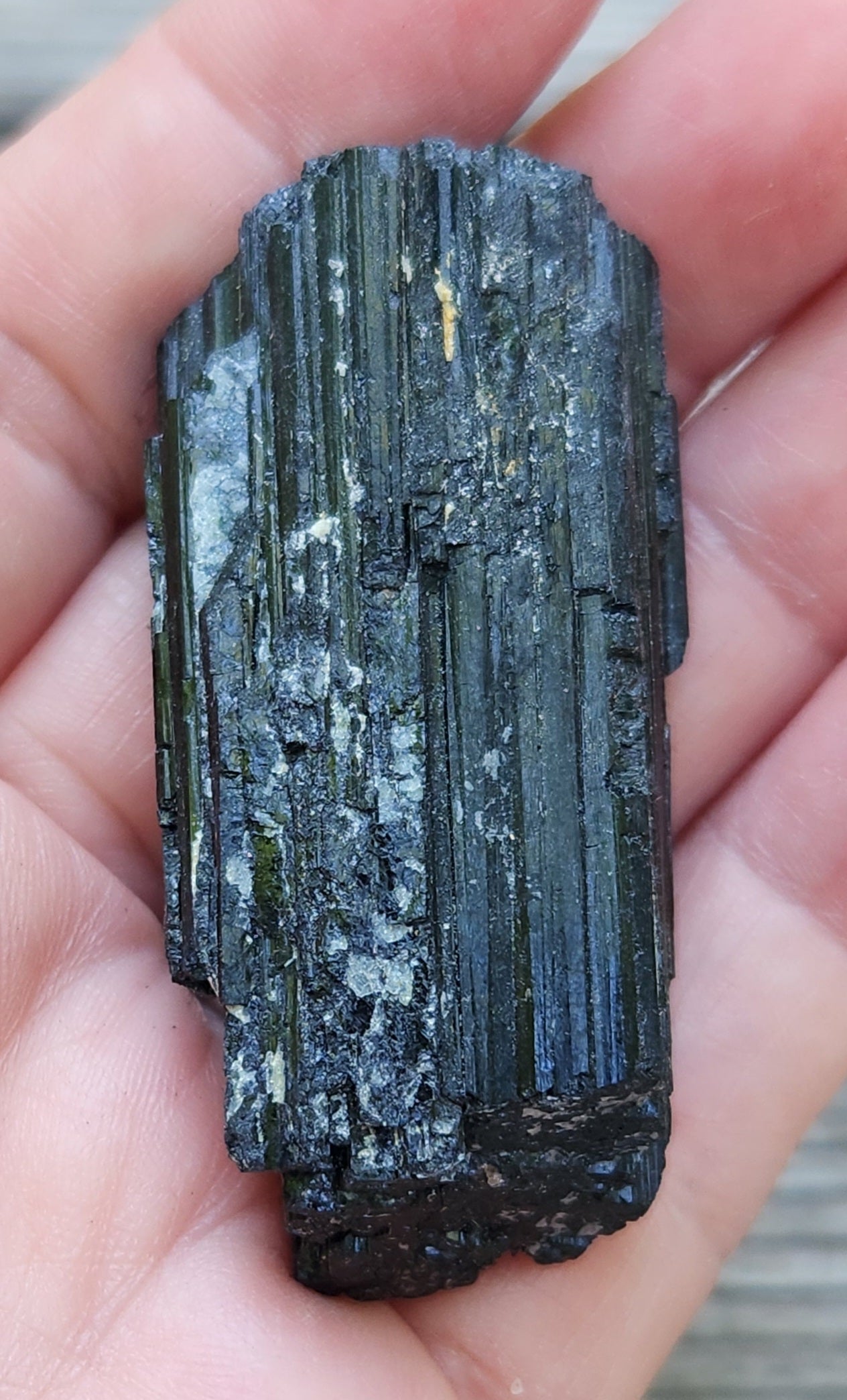 Raw Black Tourmaline Crystal Item RC426