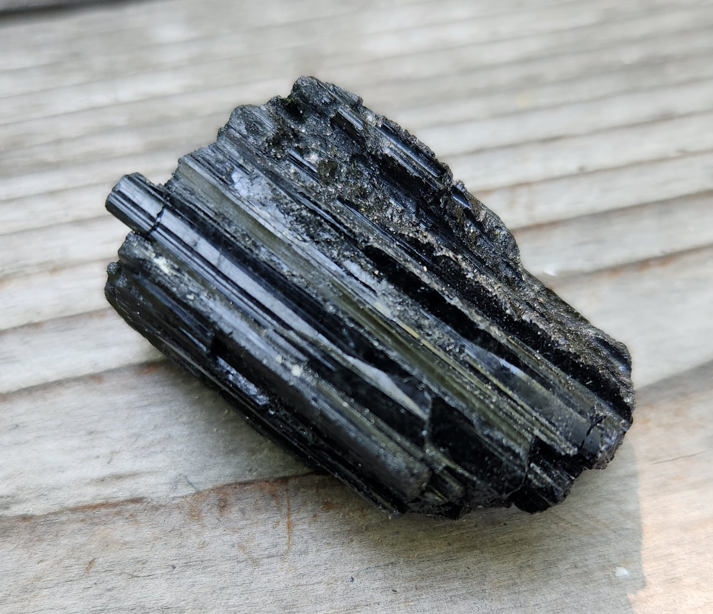 Raw Black Tourmaline Crystal Item RC427